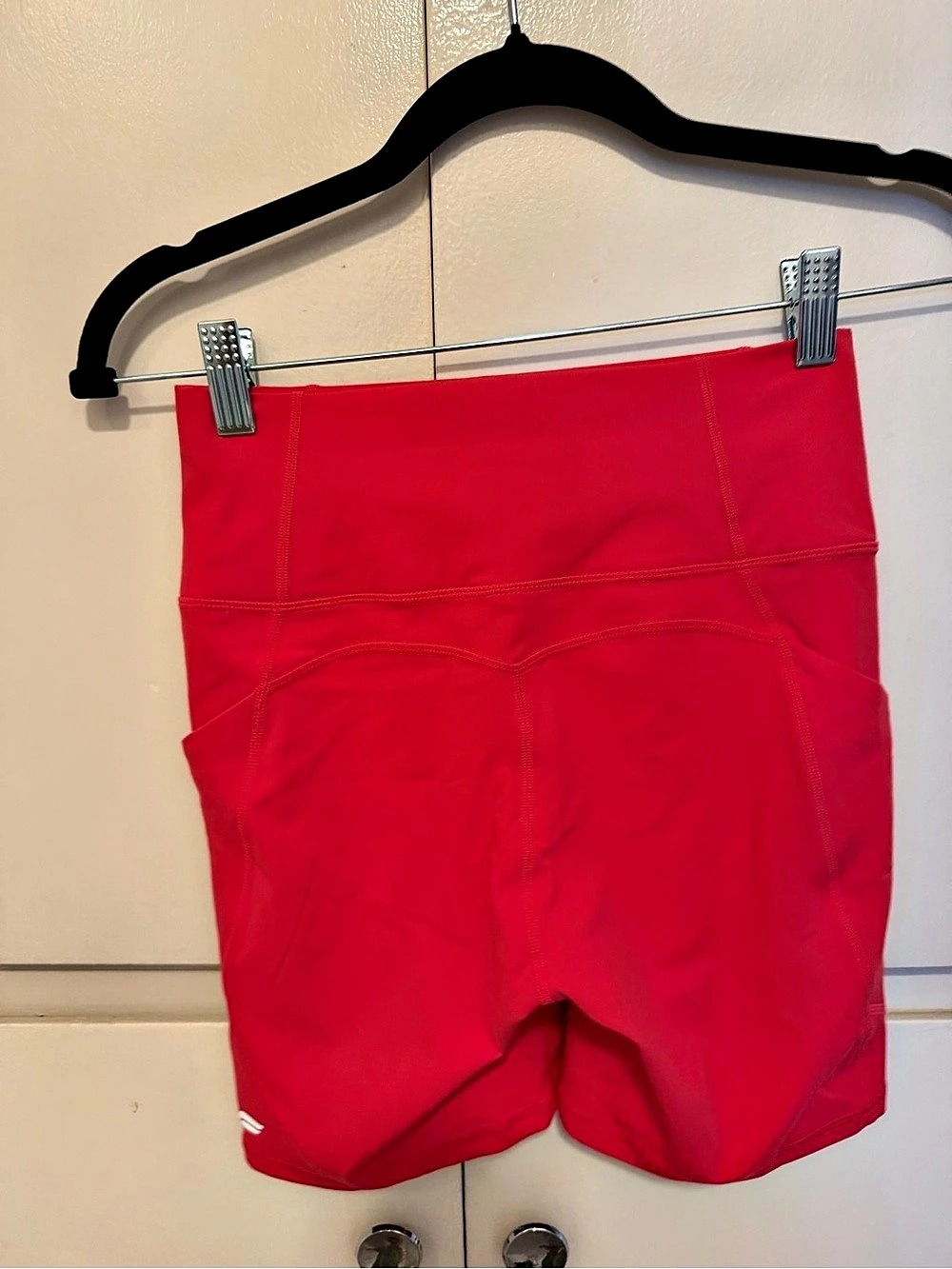 Fabletics Red Athletic Shorts Set - Picture 5 of 5
